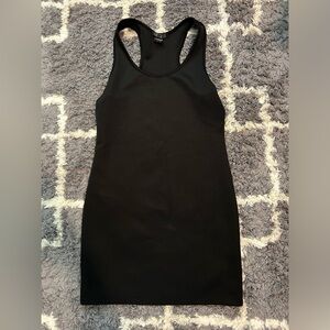 Black mini dress